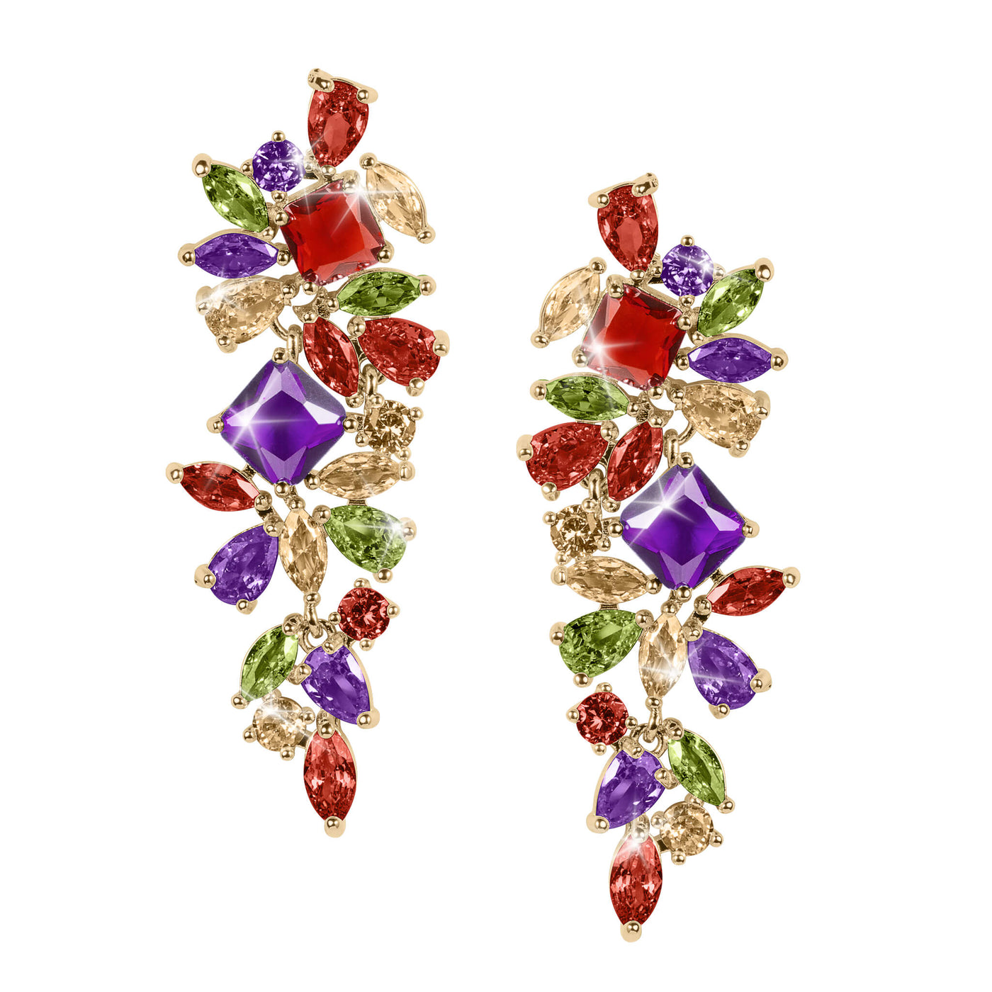 Daniel Steiger Prismatic Passion Earrings