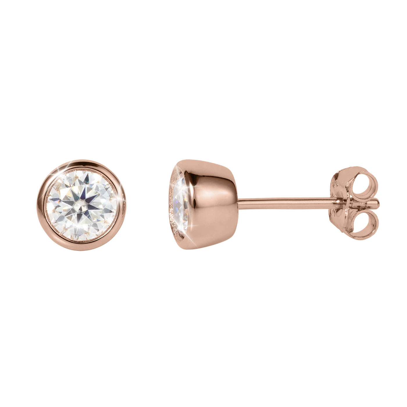 Daniel Steiger Moissanite Blush Earrings