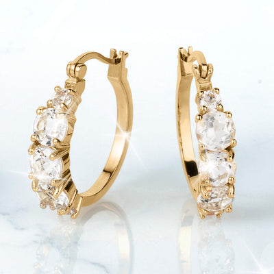 Daniel Steiger Endless Gems Hoop Earrings