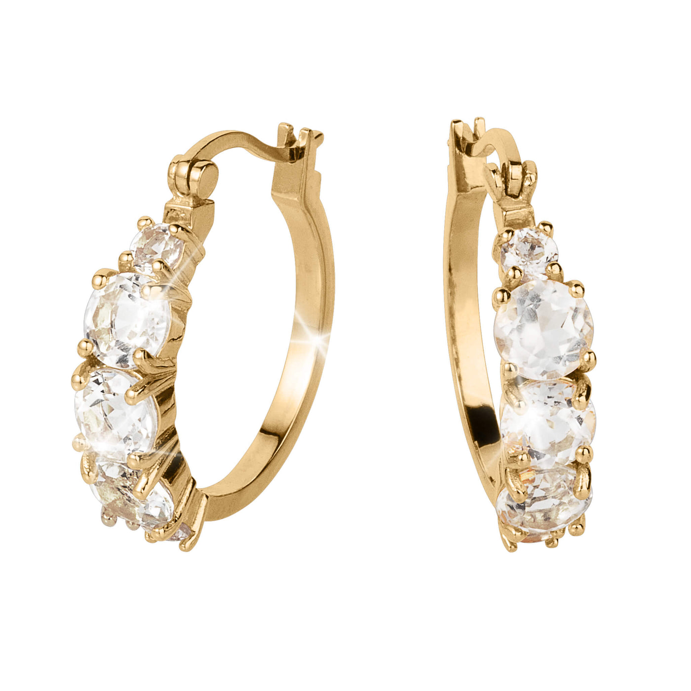 Daniel Steiger Endless Gems Hoop Earrings