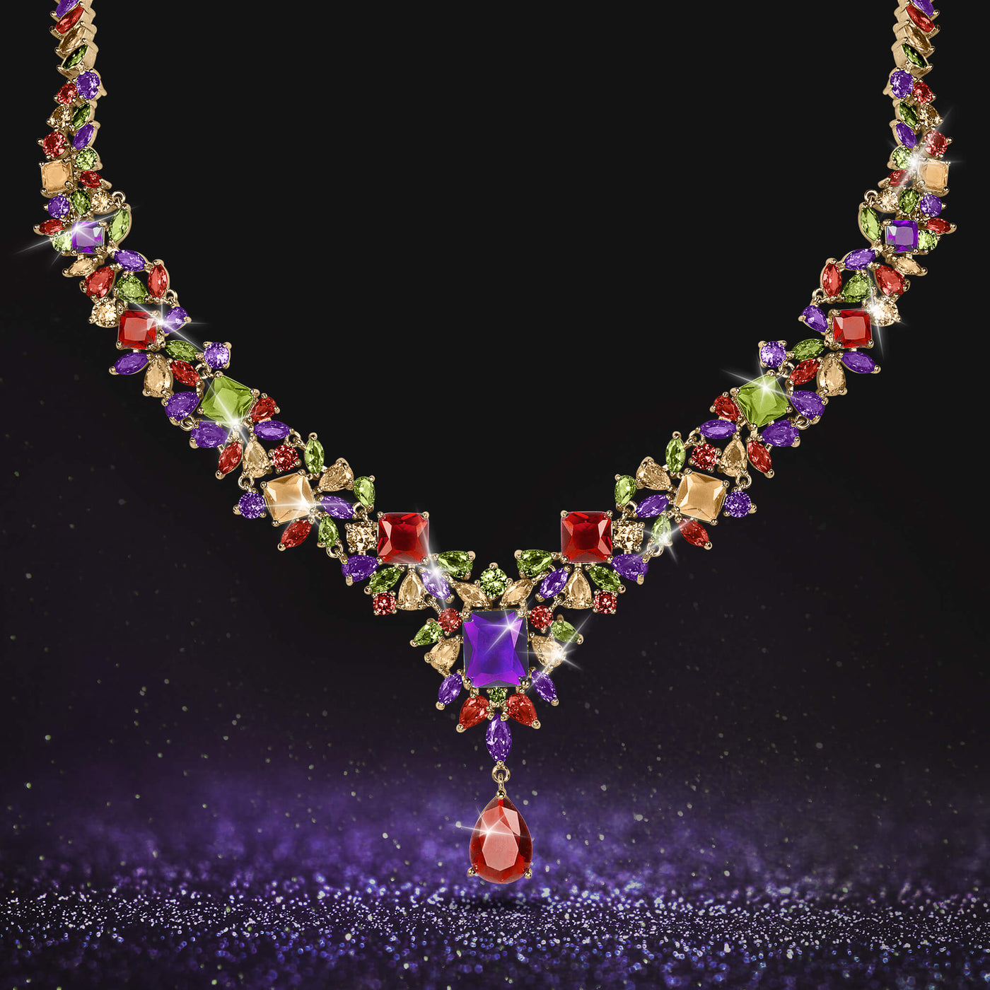 Daniel Steiger Prismatic Passion Necklace