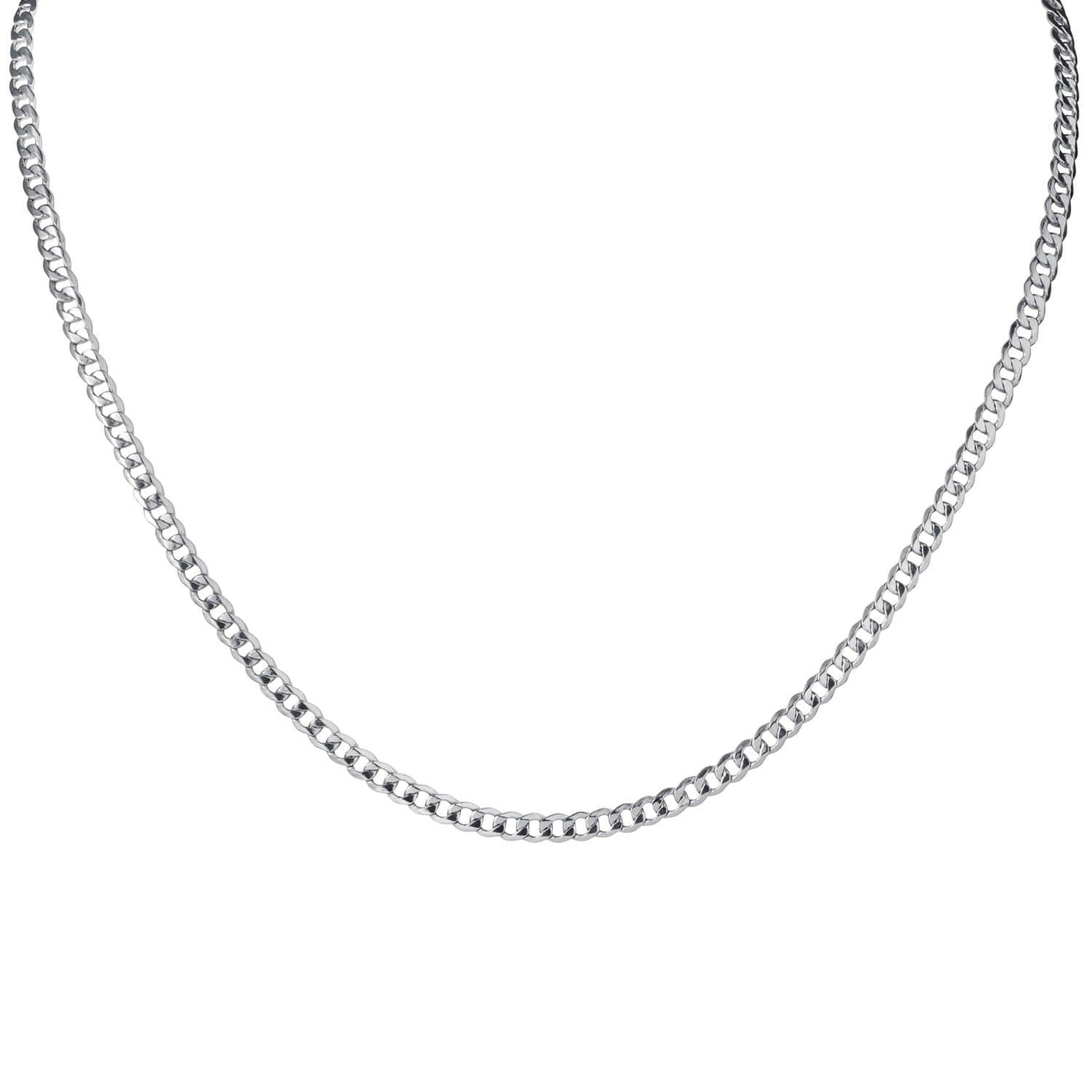 Daniel Steiger Tesoro Vero Silver Curb Necklace