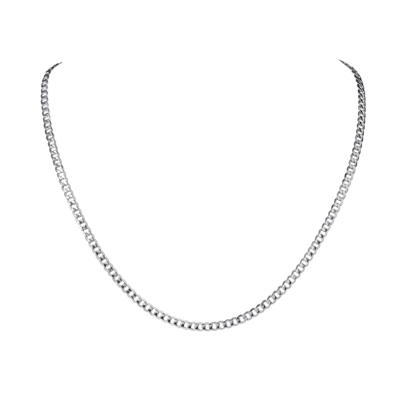 Daniel Steiger Tesoro Vero Silver Curb Necklace