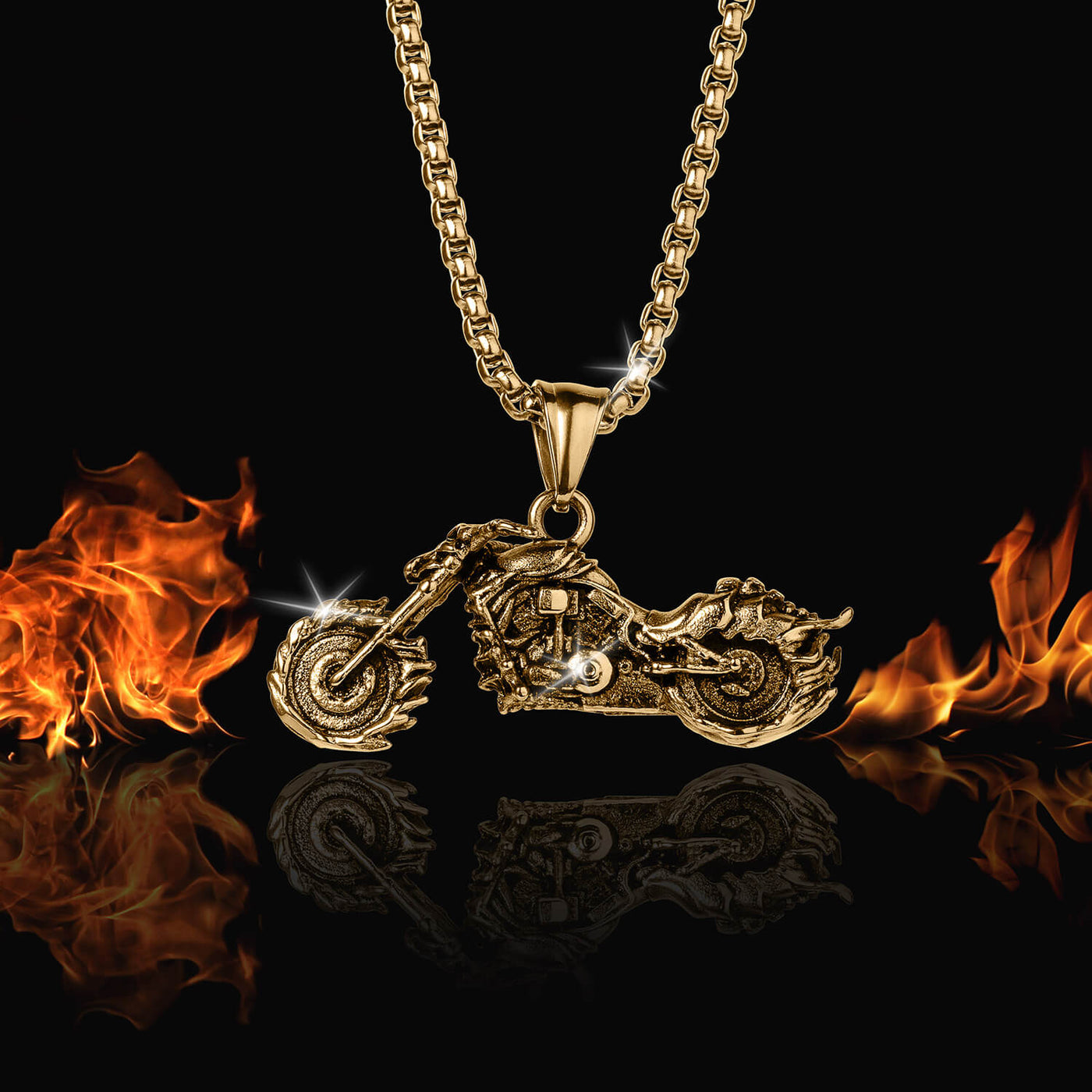 Daniel Steiger Flaming Rider Pendant