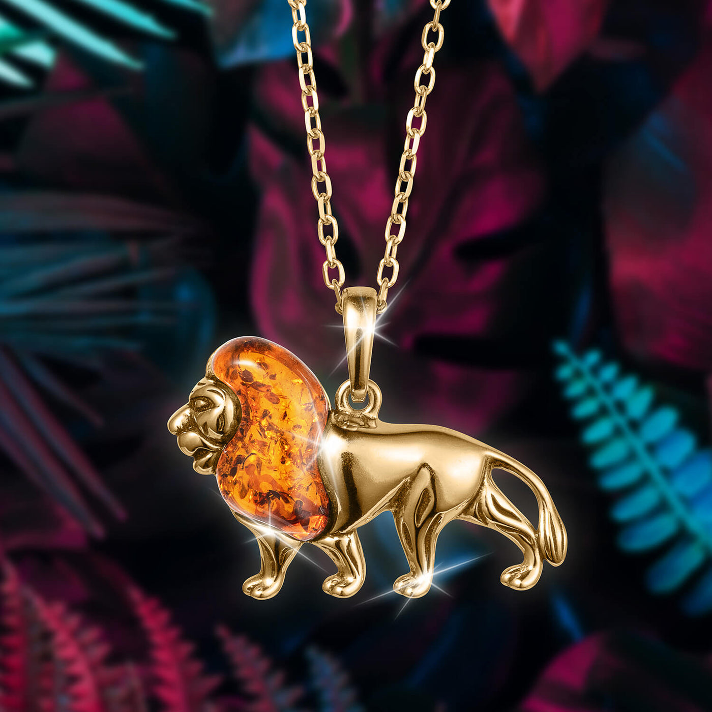 Daniel Steiger Simba Baltic Amber Pendant