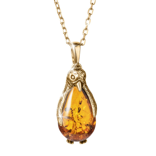 Daniel Steiger Penguin Baltic Amber Pendant