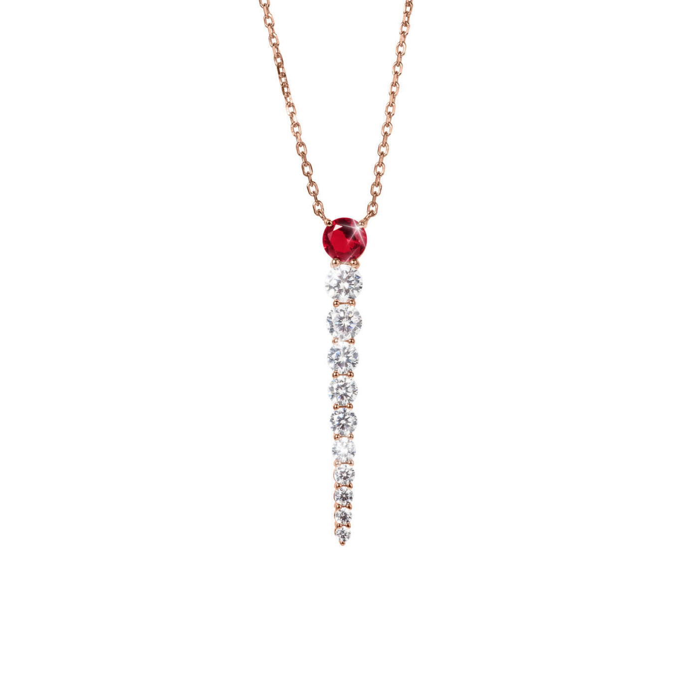 Daniel Steiger Bon Bon Cherry Red Necklace