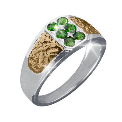 Daniel Steiger Distinction Chrome Diopside Men's Ring