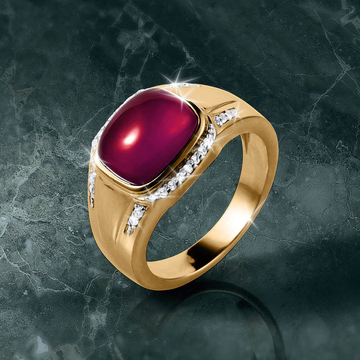 Daniel Steiger Garnet Beam Ring