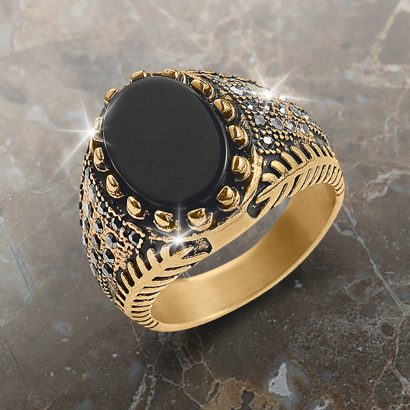 Daniel Steiger Optima Onyx Men's Ring