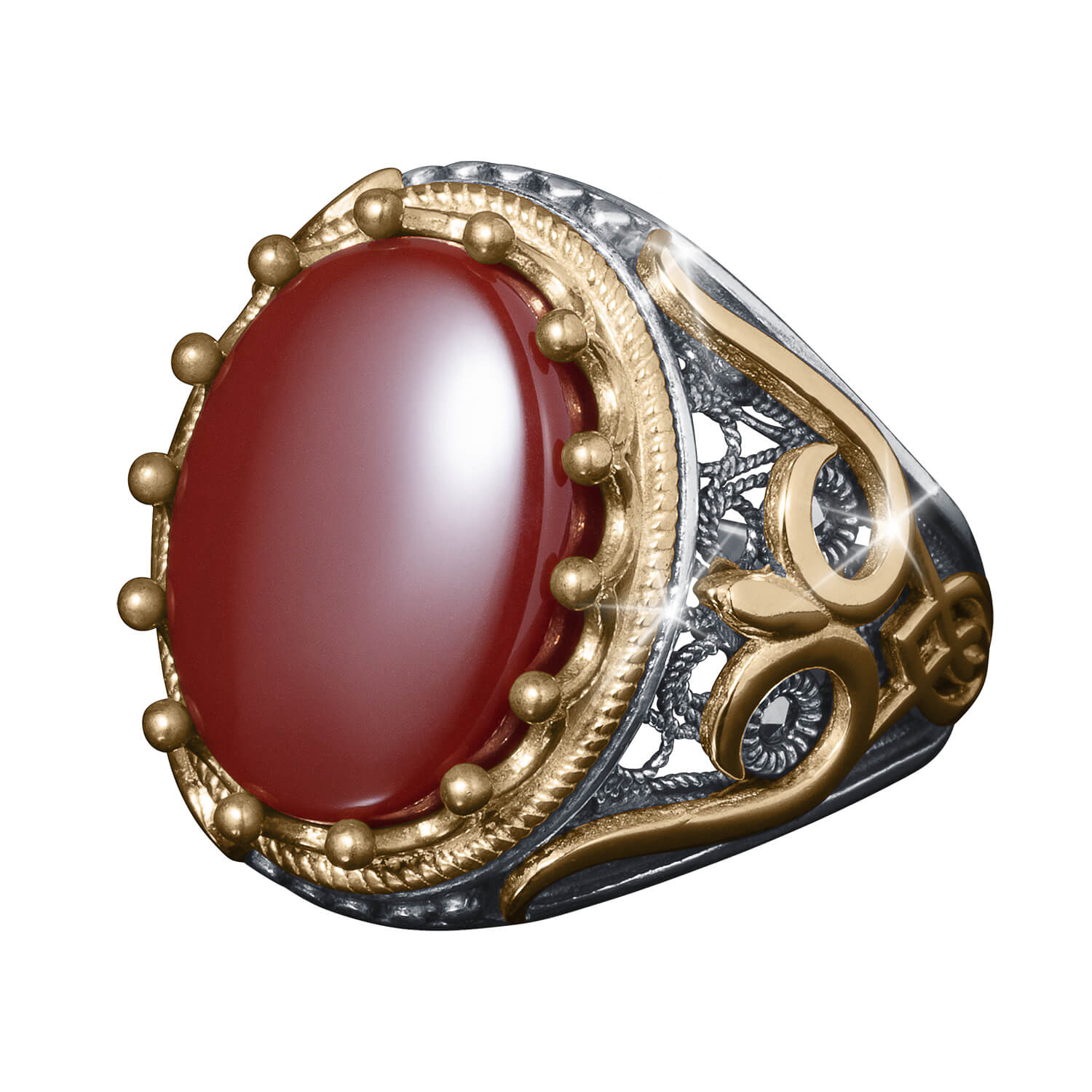 Daniel Steiger Sunset Carnelian Men's Ring