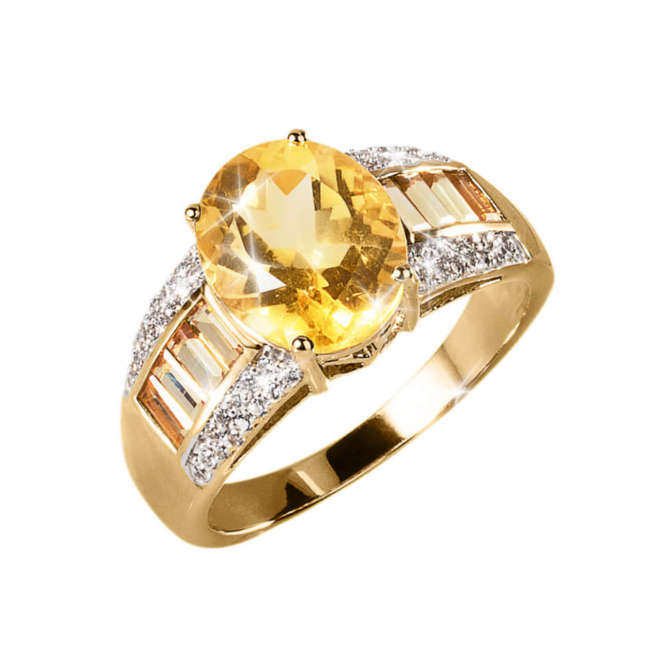 Daniel Steiger Citrine Men's Ring