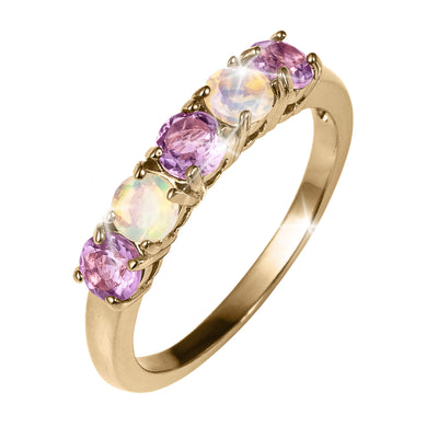 Daniel Steiger Timeless Treasures Amethyst Eternity Ring