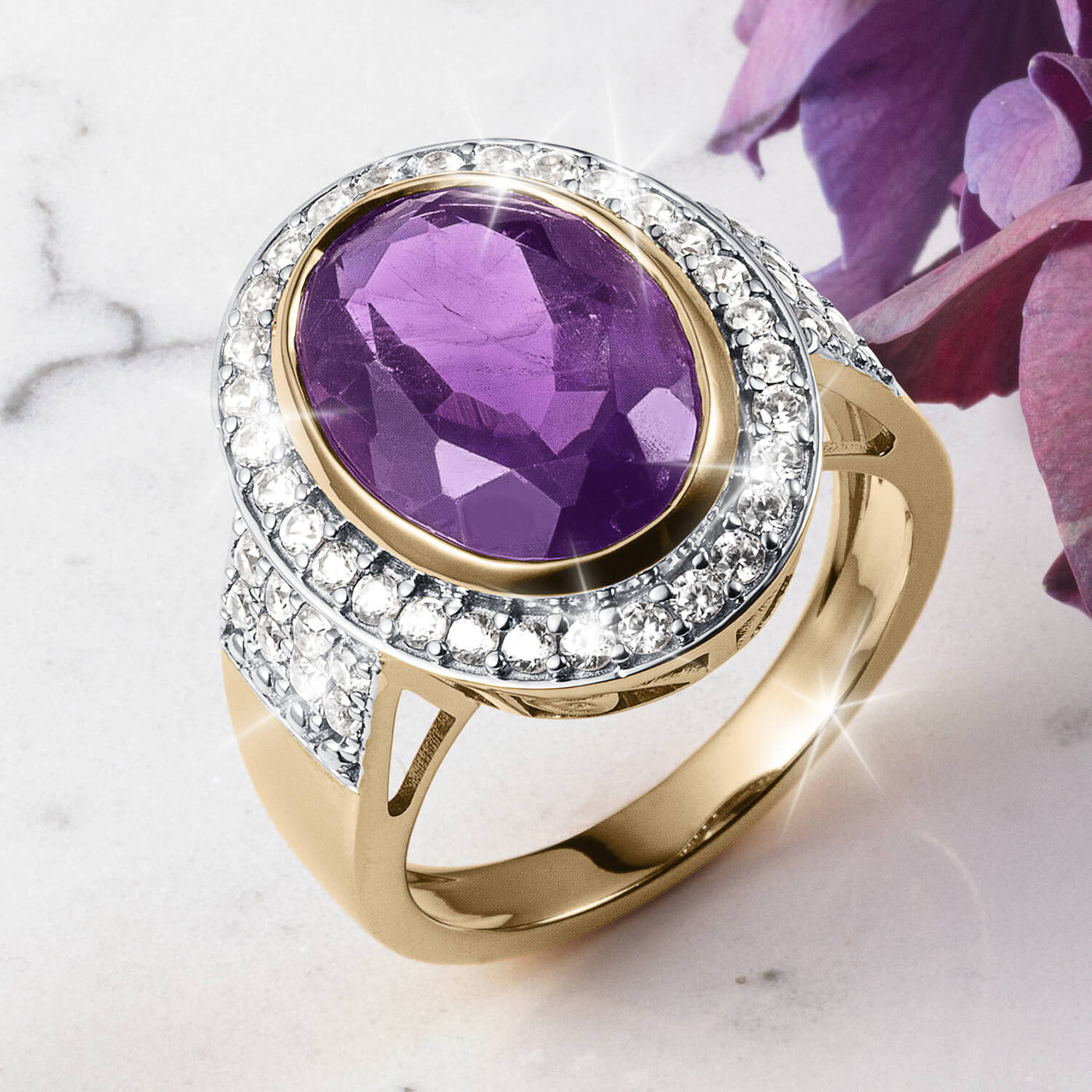 Daniel Steiger Regal Amethyst Ladies Ring