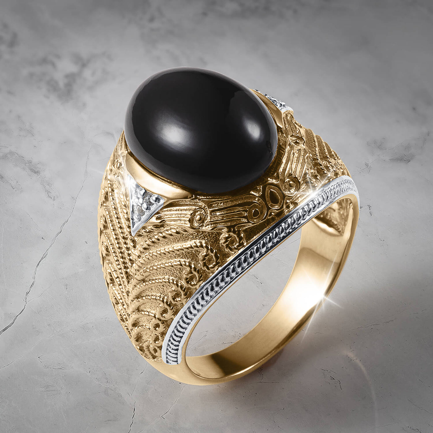 Daniel Steiger Genesis Onyx Men's Ring