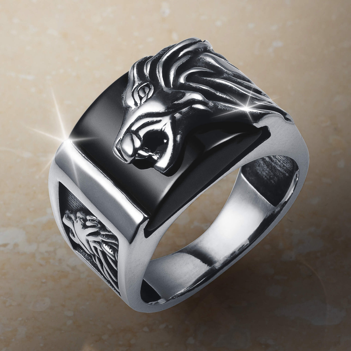 Daniel Steiger Leo Onyx Men's Ring