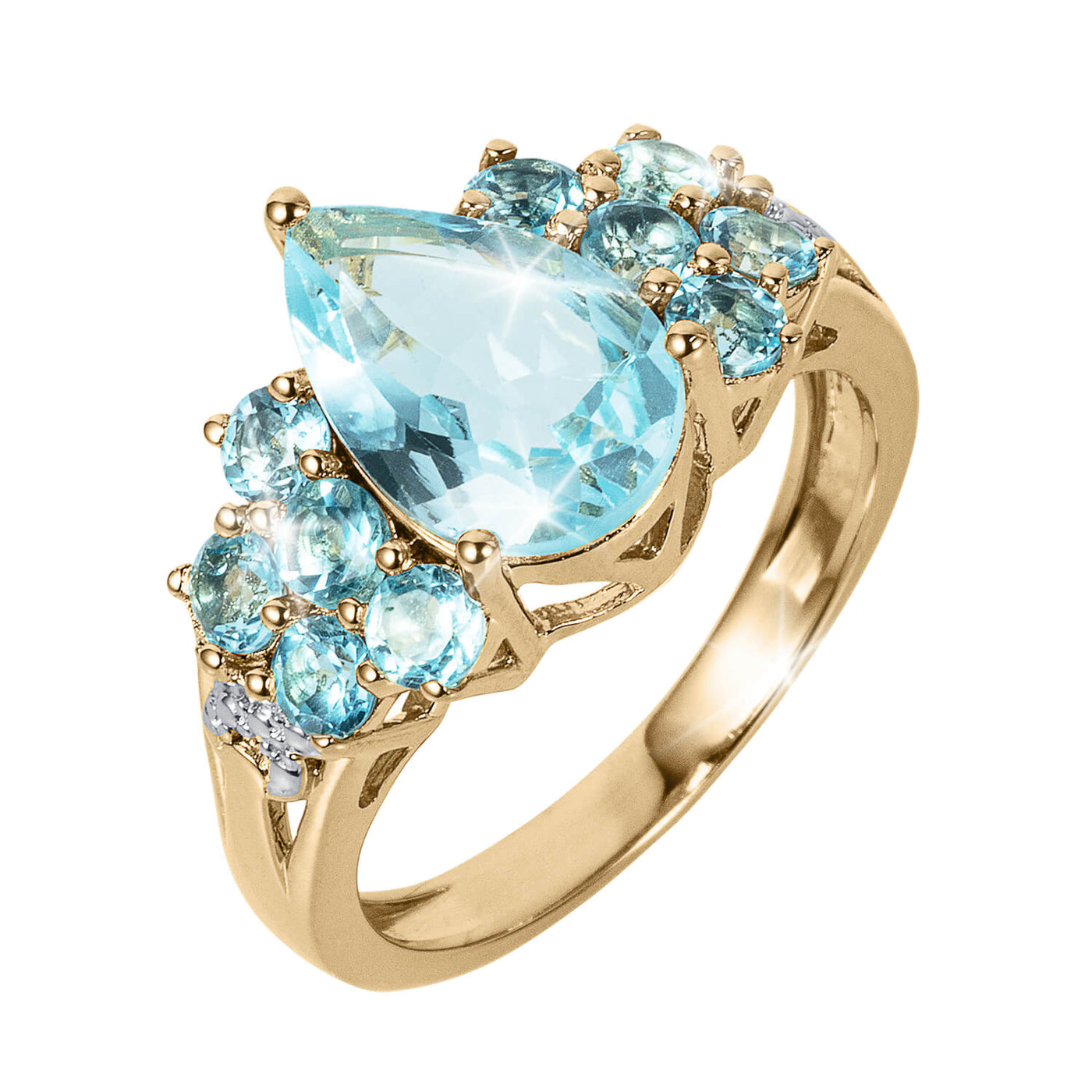 Daniel Steiger Blue Topaz Waters Ring