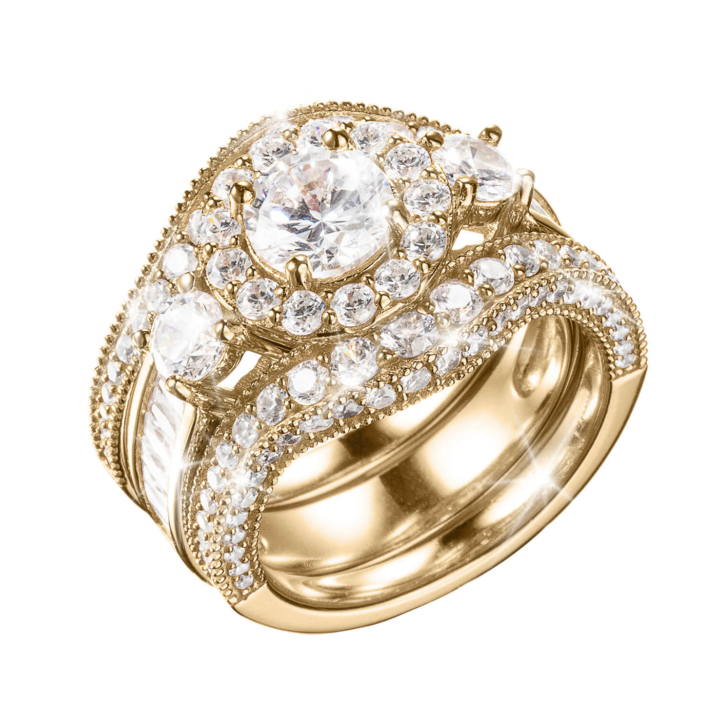 Daniel Steiger Infinity Bridal Ring Set