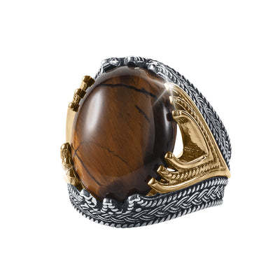 Daniel Steiger Fortitude Tiger's Eye Men's Ring