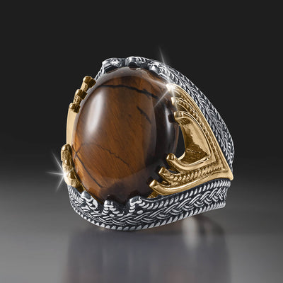 Daniel Steiger Fortitude Tiger's Eye Men's Ring