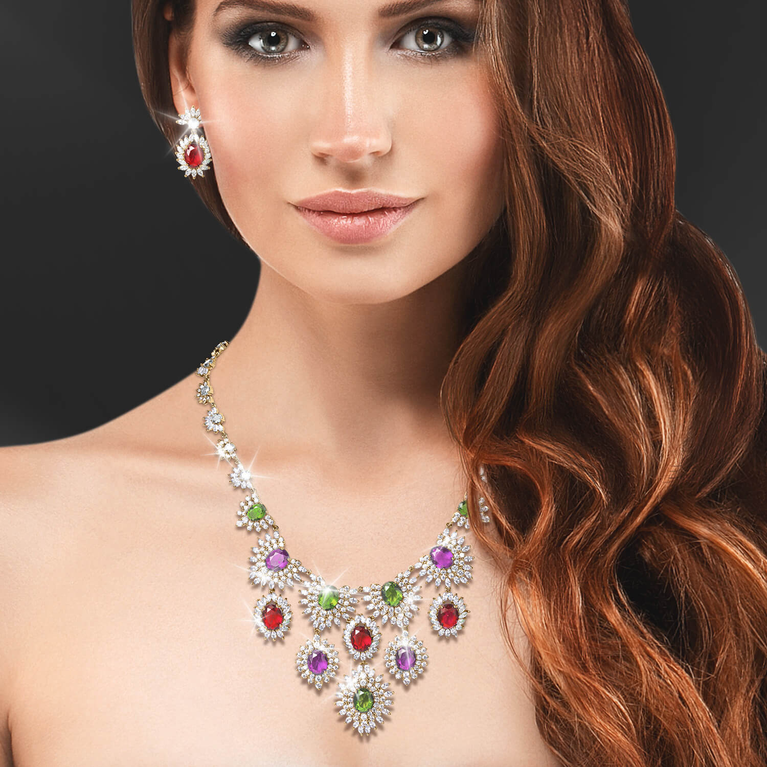 Daniel Steiger Glistening Fountain Earrings
