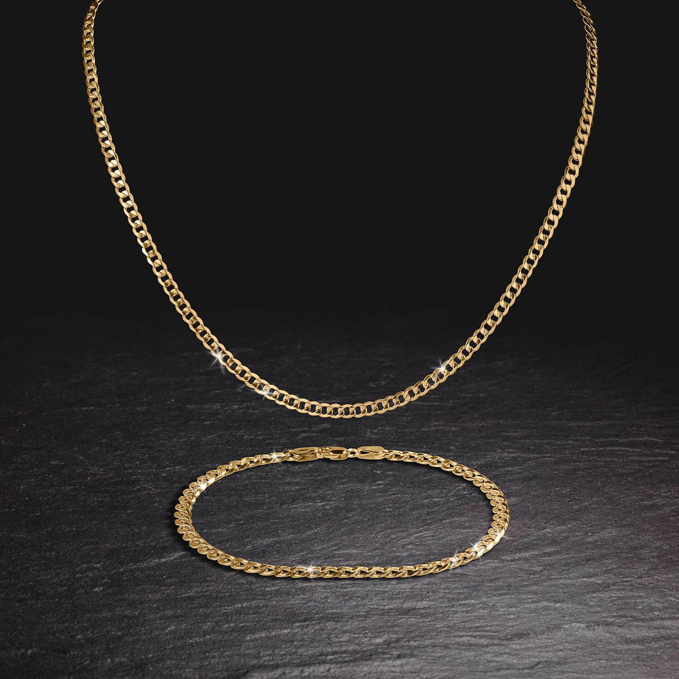 Daniel Steiger Tesoro Vero Gold Curb Bracelet