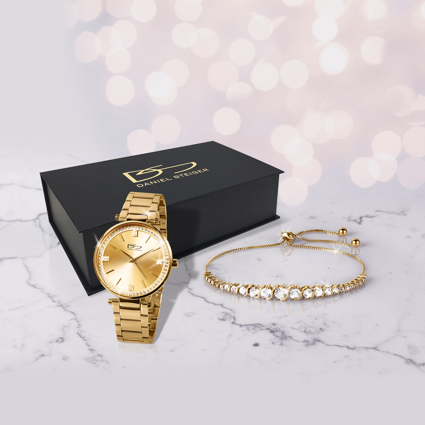 Daniel Steiger Montana Ladies Watch & Bracelet Box Set