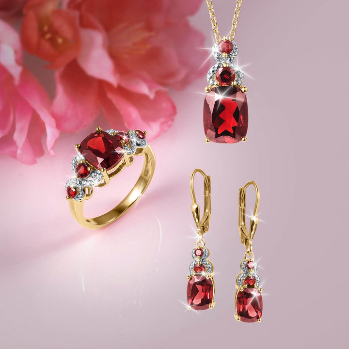 Daniel Steiger Garnet Twist Pendant