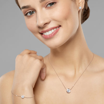 Daniel Steiger Moissanite Blush Necklace