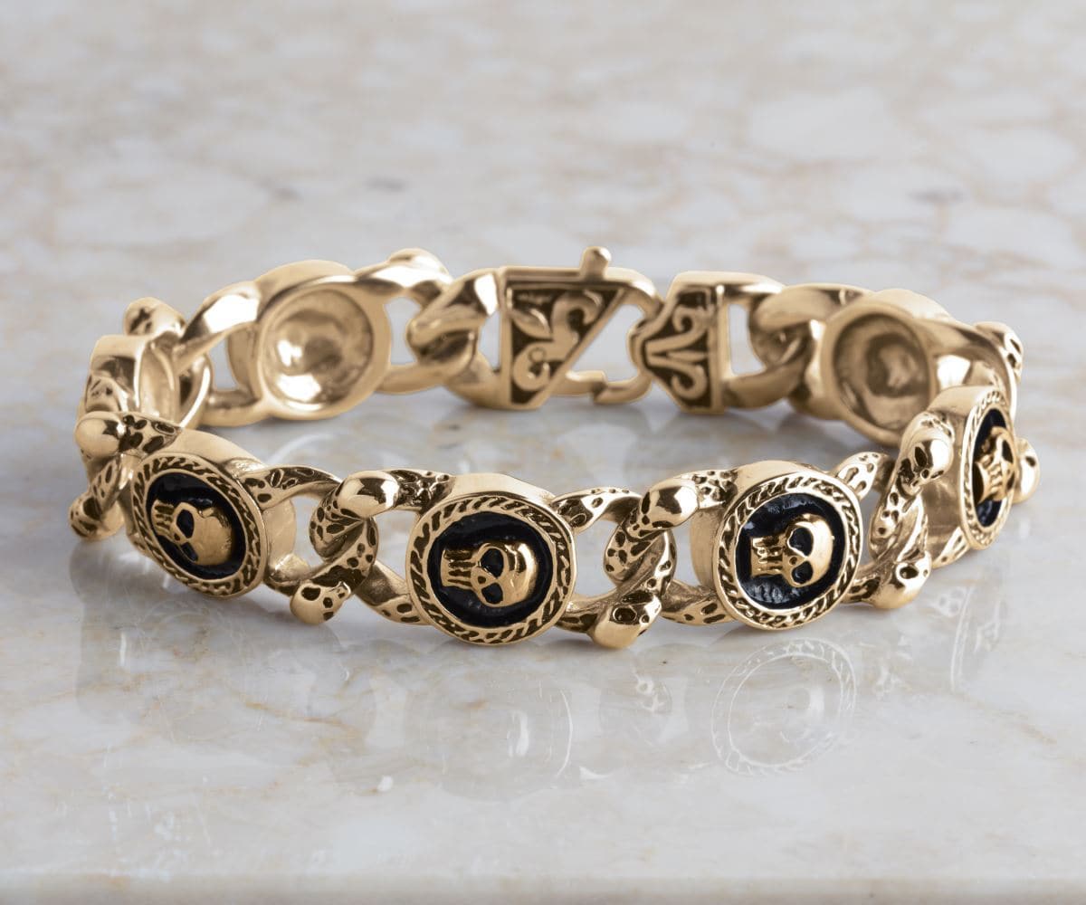 Daniel Steiger Multi Skull Bracelet