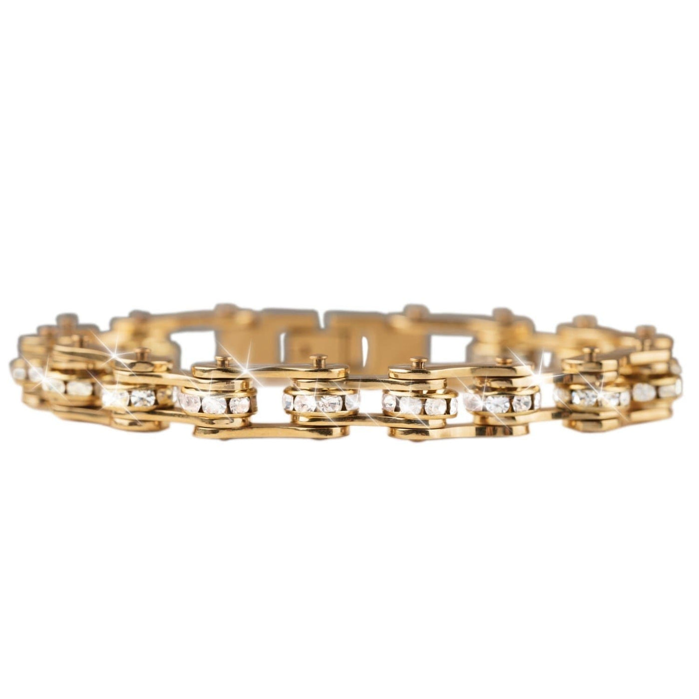 Daniel Steiger Crystal Bikechain Bracelet