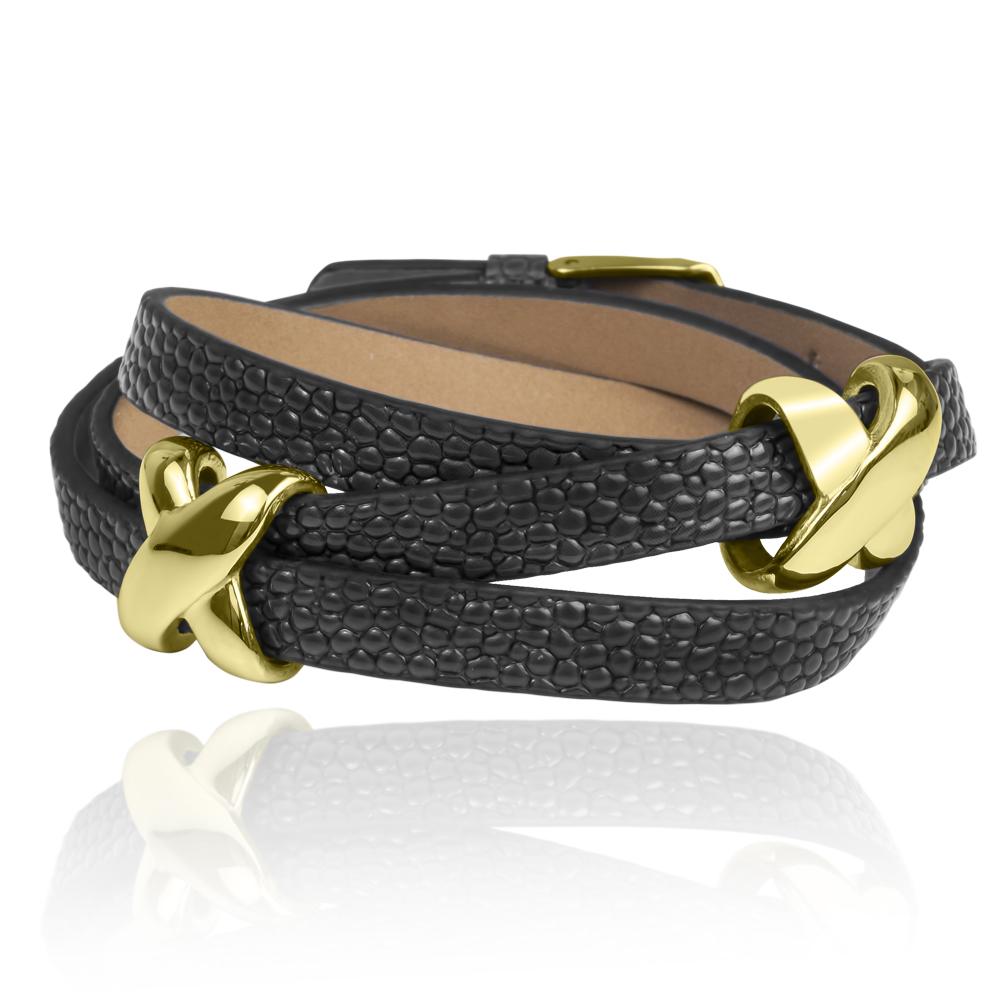Daniel Steiger Allure Leather Bracelet