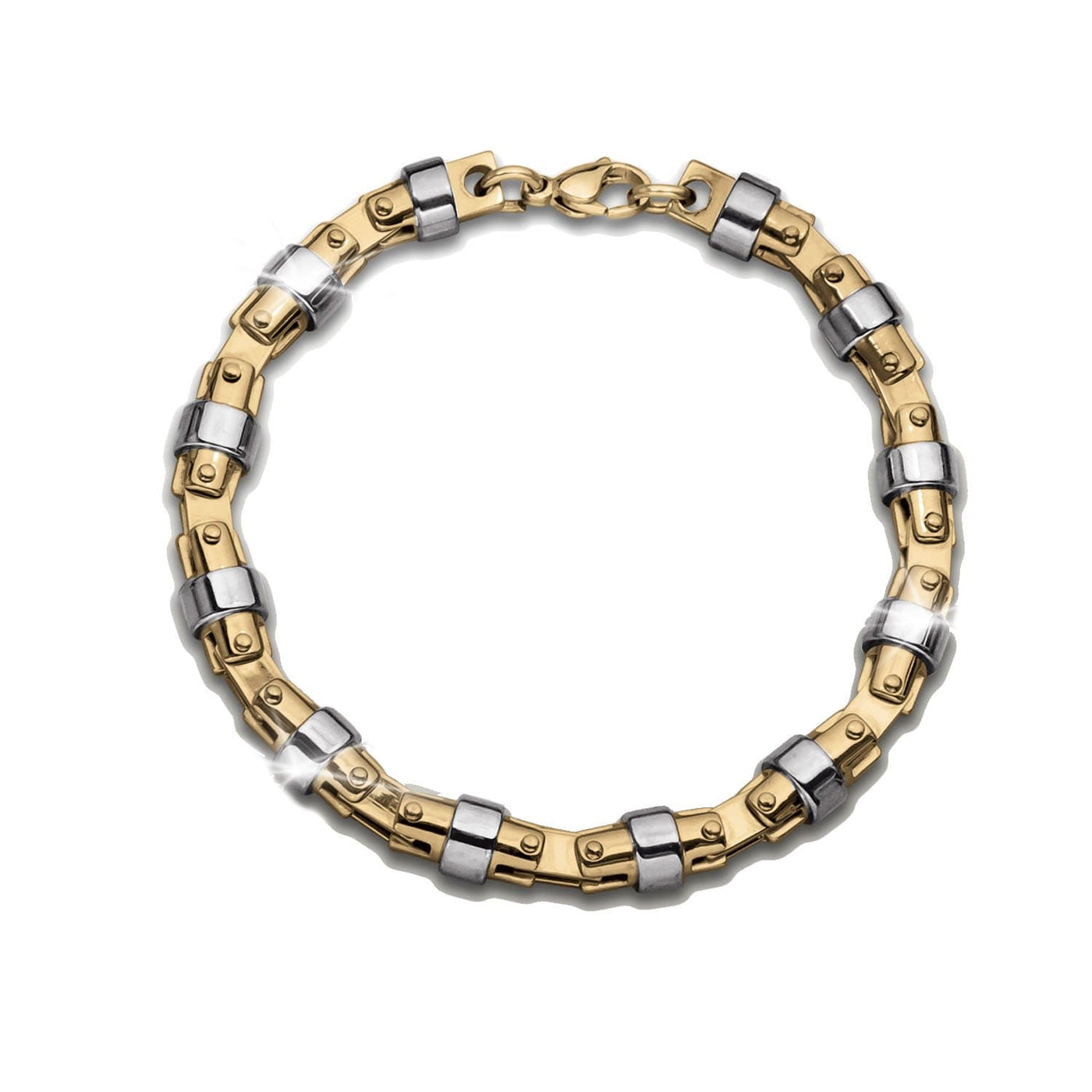 Daniel Steiger Two Tone Rivets Bracelet