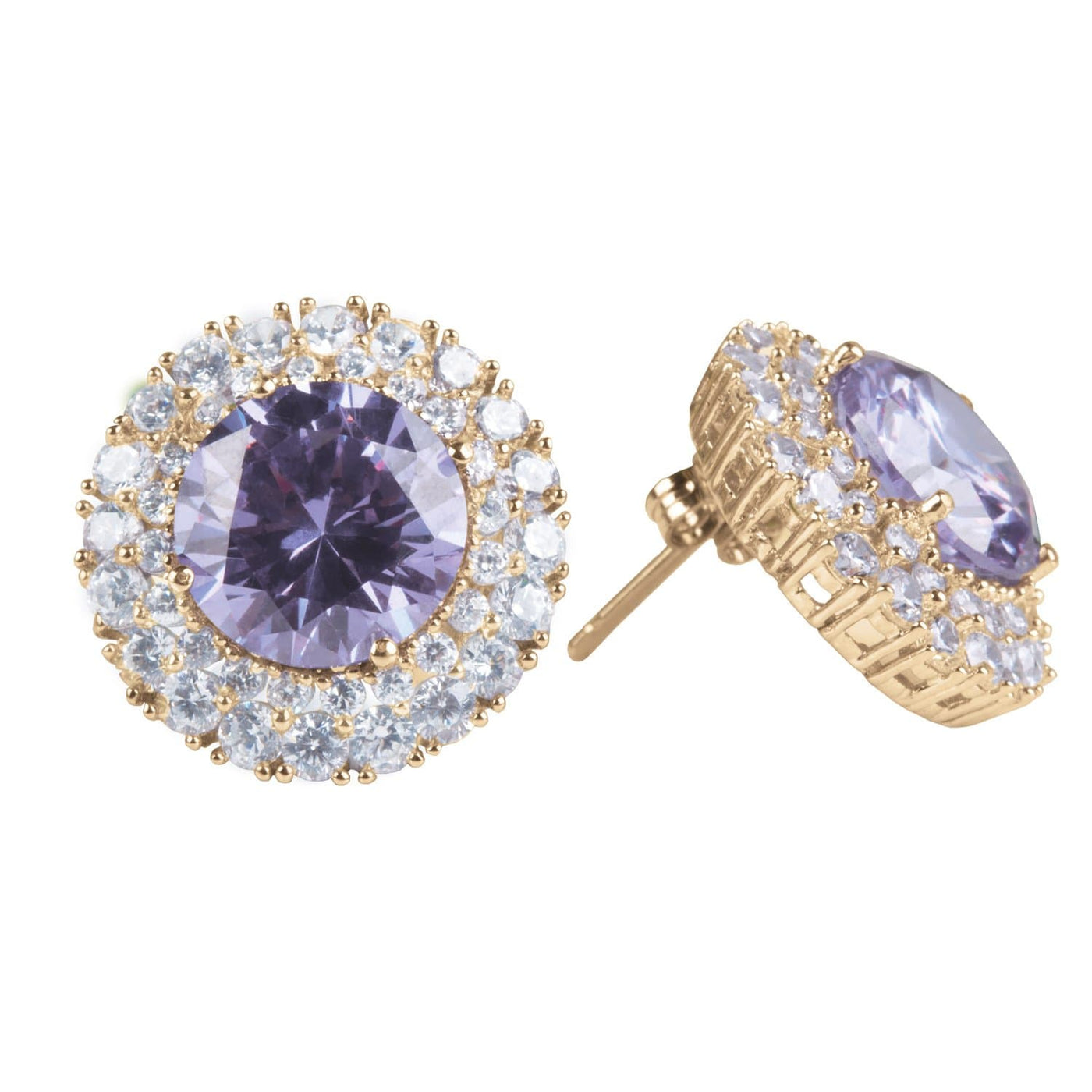 Daniel Steiger Fantasia Lavender Earrings