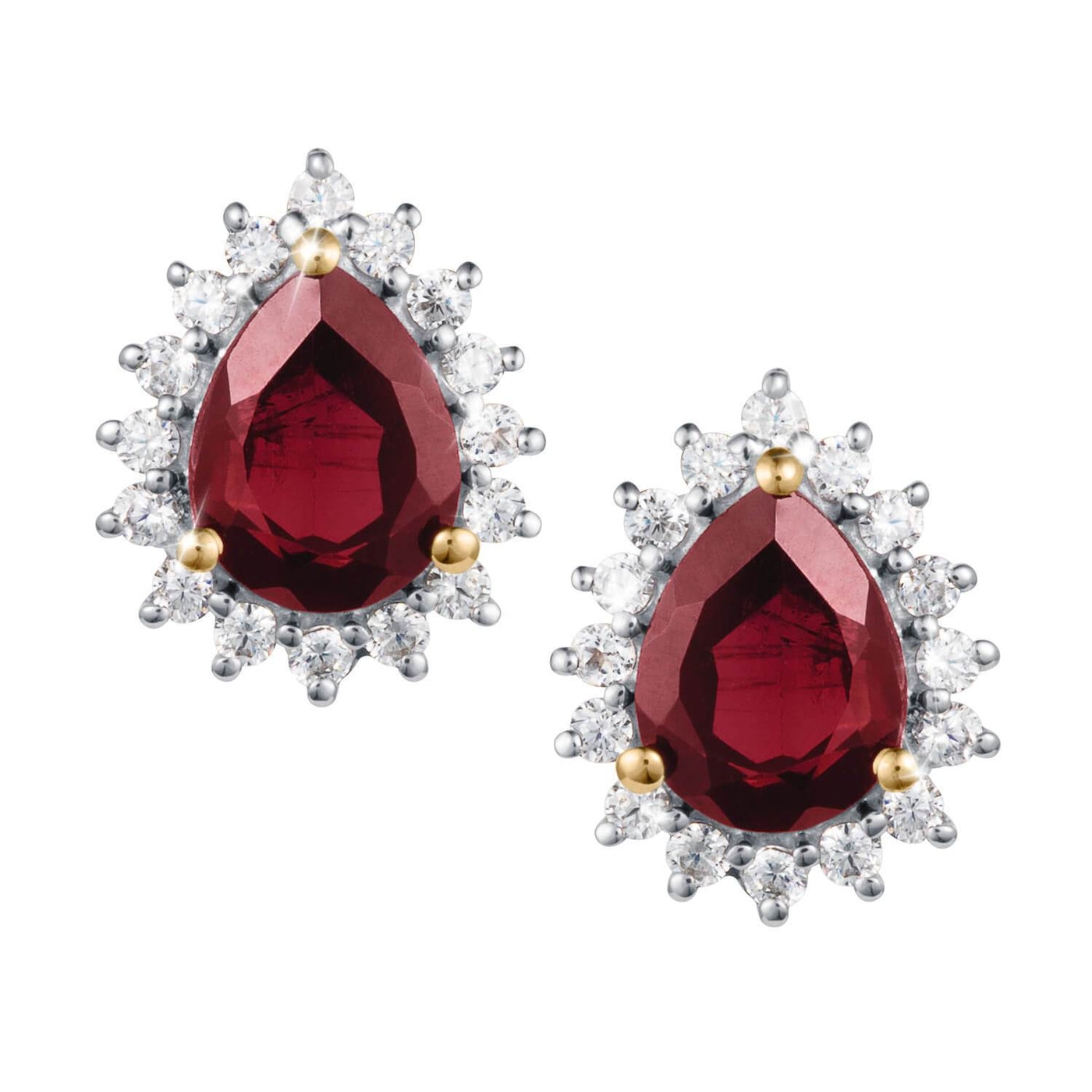 Daniel Steiger Garnet Fire Earrings