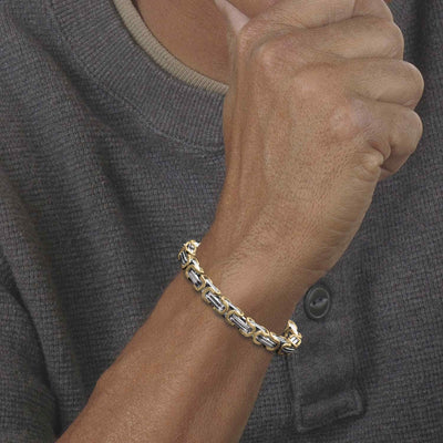 Daniel Steiger Two-Tone Byzantine Bracelet