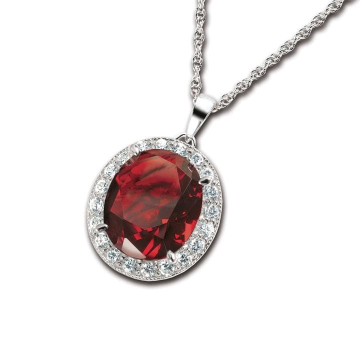 Daniel Steiger Millionaire Oval Ruby Pendant