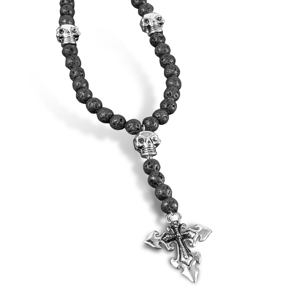 Daniel Steiger Skull Lava Rosary