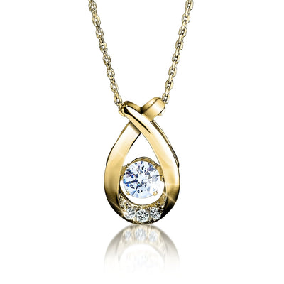Daniel Steiger 'Dancing' Jewelry Gold Pendant