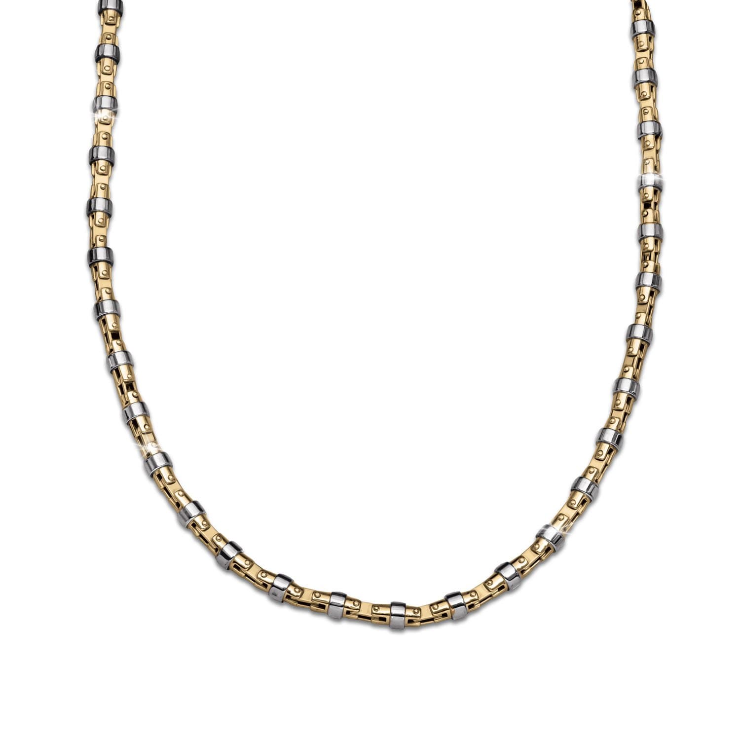 Daniel Steiger Two-Tone Rivets Necklace