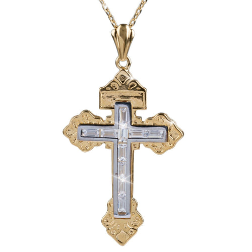 Daniel Steiger Ray Of Light Cross Pendant