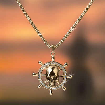 Daniel Steiger Nautilus Skull Pendant