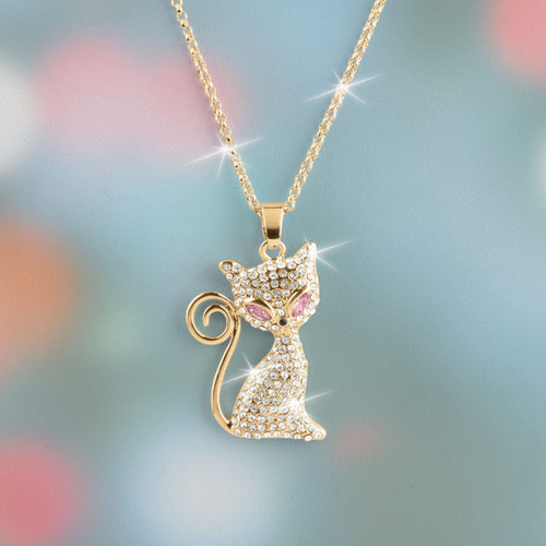 Daniel Steiger Crystelle Alley Cat Pendant