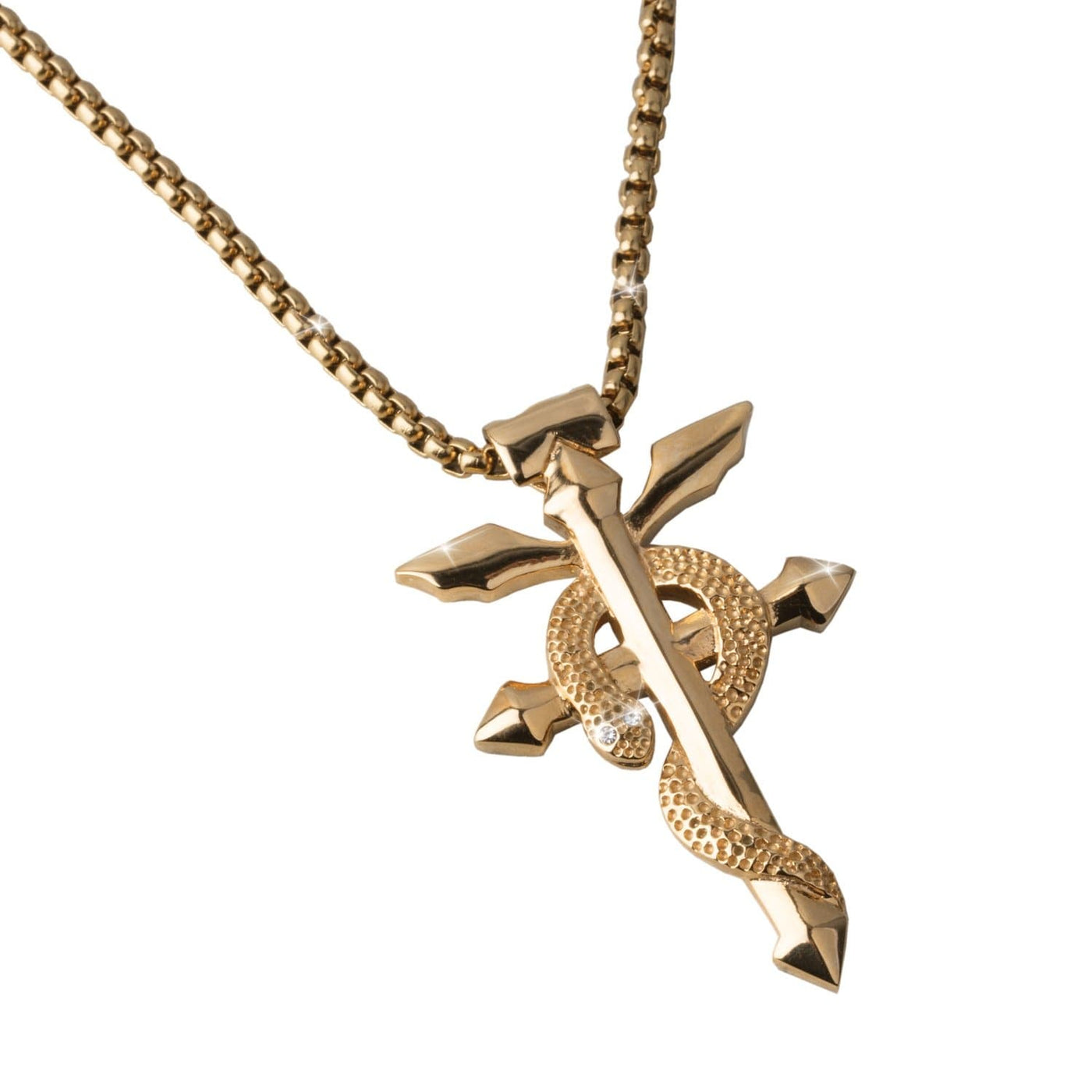 Daniel Steiger Serpentine Cross Pendant