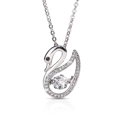 Daniel Steiger Dancing Swan Pendant