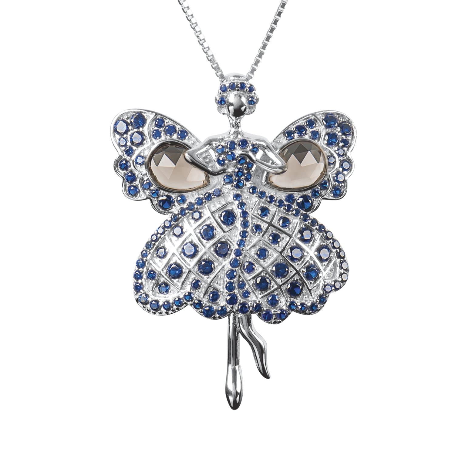 Daniel Steiger Fairy Dancer Rhodium Pendant