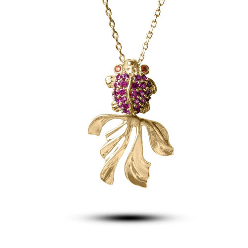 Daniel Steiger Aquatilis Rosa Pendant