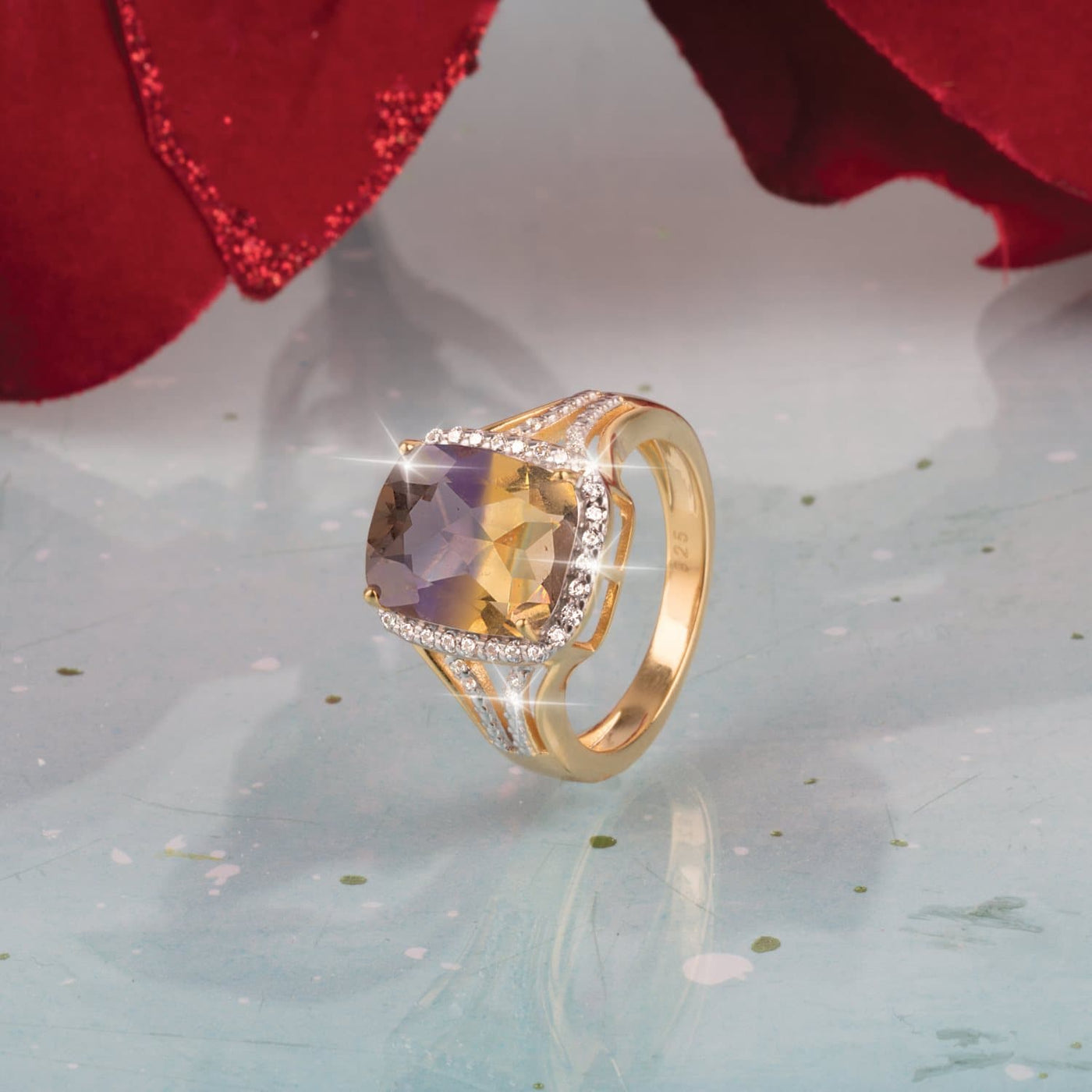 Daniel Steiger Sunny Dreams Ametrine Doublet Ring