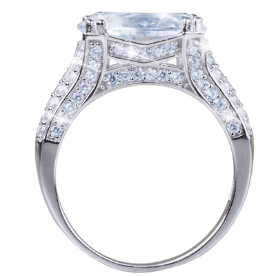 Daniel Steiger Geneva Ladies Rhodium Ring