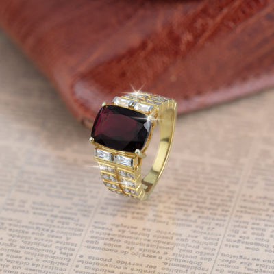 Daniel Steiger Hudson Garnet Men's Ring